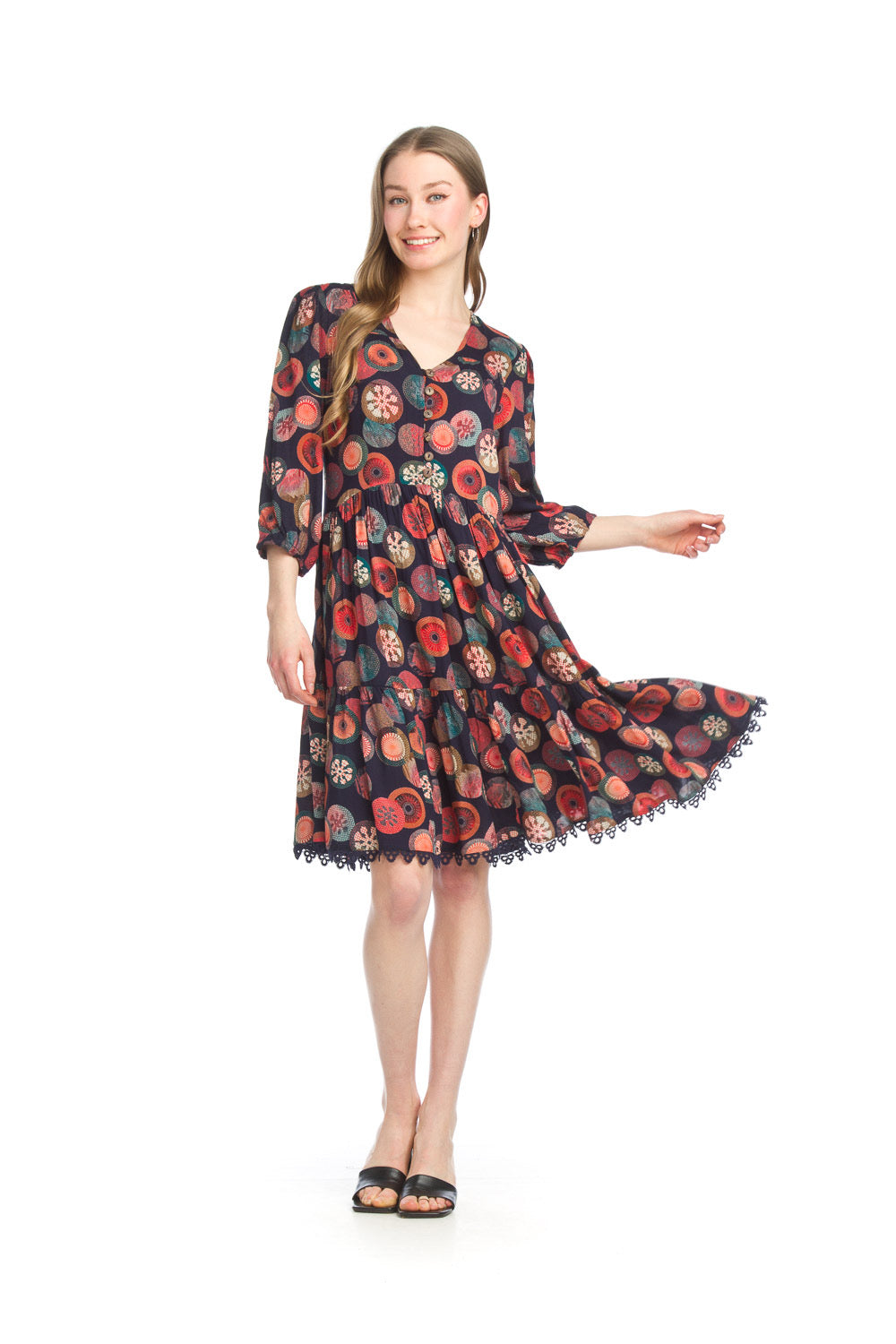 Papillon Helney Dress with Pockets - Abstract