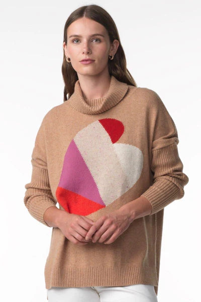 Zaket and Plover Crazy Love Sweater - Camel Combo